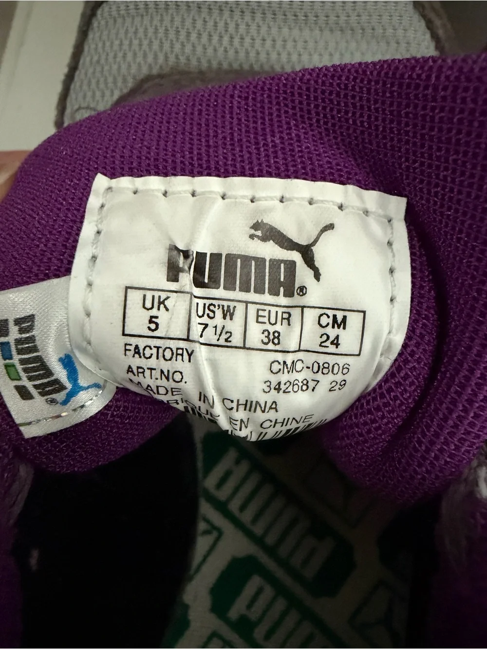 PUMA Women's Purple & Gray Retro Runner Sneakers